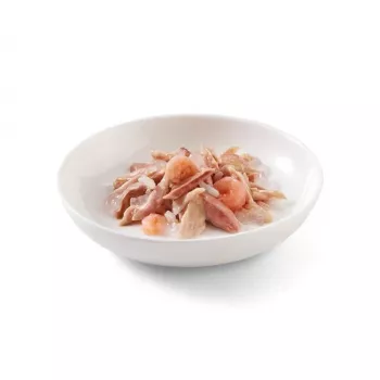 SCHESIR želejā Tuncis ar garnelēm - mitrā kaķu barība - 85 g