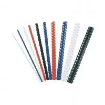 Plastmasas iesiešanas ķemme Fellowes 6 mm, A4, 21 gredzeni, 20 lapām, zila, 100 gab. (5345106)