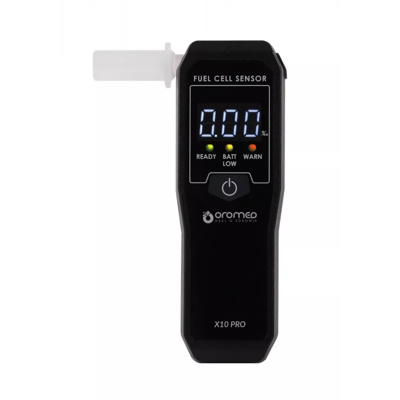 Oromed ALK_ORO-X10 PRO alkohola testeris 0 - 4‰ 0.05% Melns