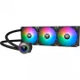 Thermaltake TH420 V2 ARGB procesora šķidruma dzesētājs 14 cm melns