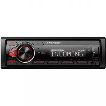 Pioneer MVH-330DABAN, melns, 1 DIN, 200 W, 50 W, Android, AAC, FLAC, WAV, WMA
