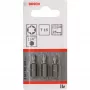 Bosch skrūvgrieža uzgalis Extra Hard, 3 gab., Torx, T15, tērauds, 25 mm