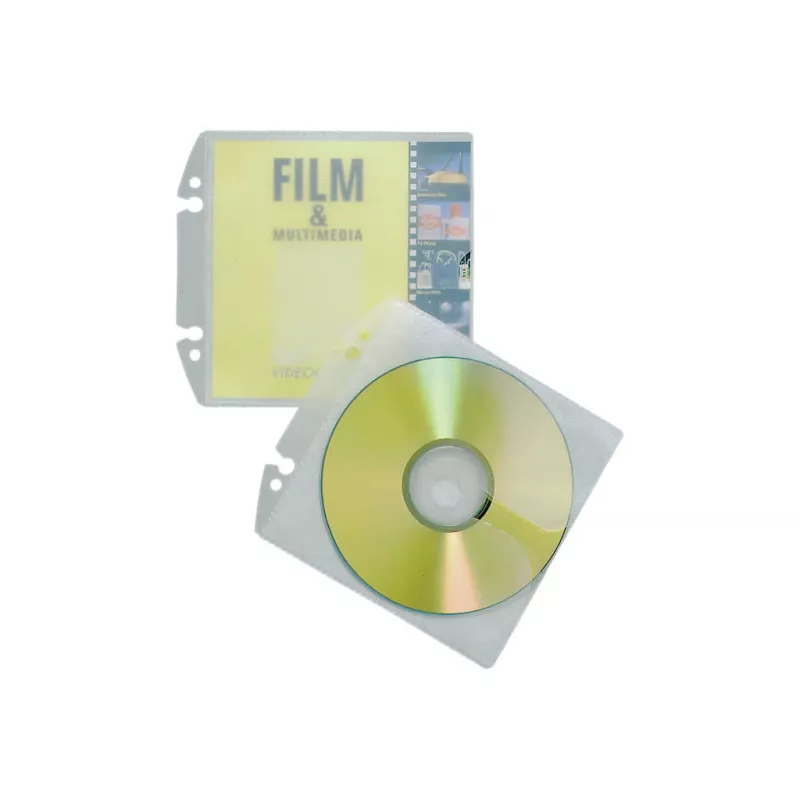 Durable 5223-19 caurspīdīga CD kabatiņa (10 gab.)