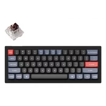Bezvadu tastatūra V4 RGB/CARBON Black V4-B3 Keychron