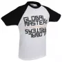 Global Masters T-krekls GM Text - Balts (S)