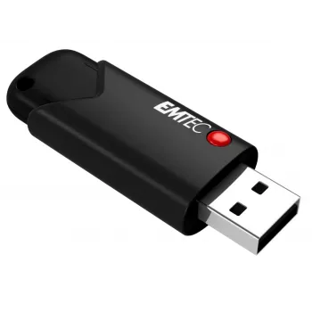 USB zibatmiņa EMTEC B120 Click Secure 32 GB USB Type-A 3.2 Gen 2 (3.1 Gen 2) Melna