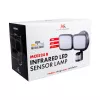 LED āra sienas lampa MACLEAN MCE524 ar PIR kustības sensoru, modelis MCE524 B