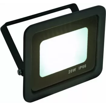LED prožektors EUROLITE FL-20 SMD CW IP65 20W, auksti balta gaisma, kompakts āra apgaismojums