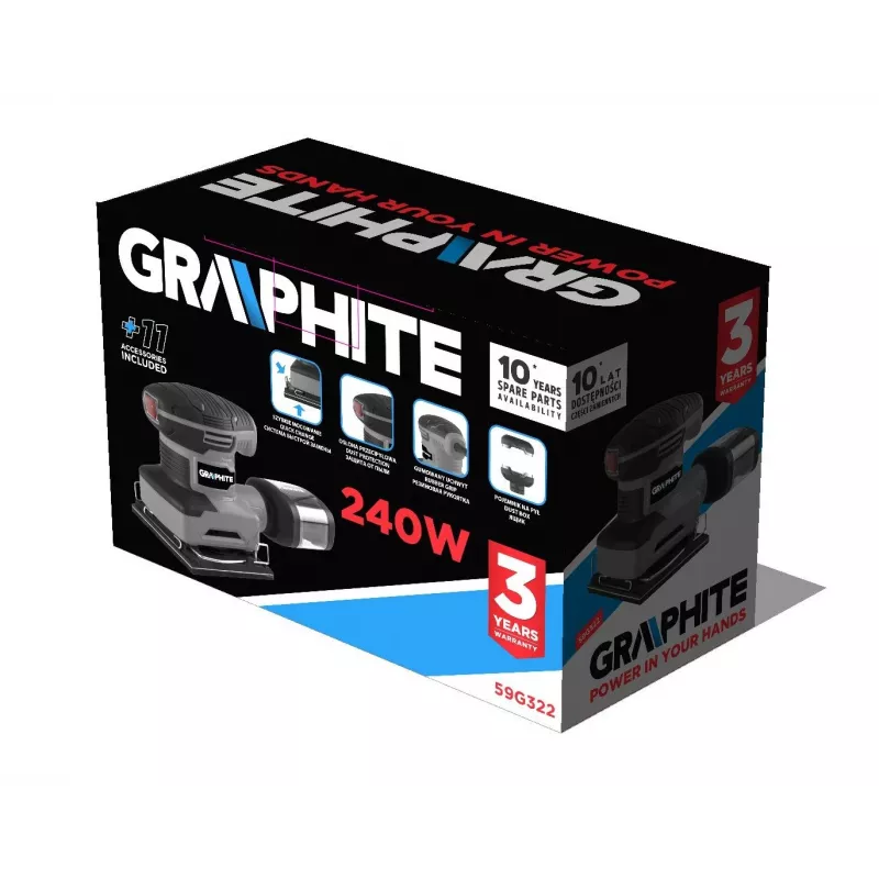 Graphite 59G322 grīdas pulētājs/slīpētājs