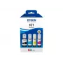 Oriģinālā Epson EcoTank tintes pudeļu 4-krāsu komplekts — Melna 127 ml, Ciāna/Magenta/Dzeltena 210 ml (C13T03V64A)