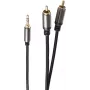Audio kabelis 3,5 mm uz 2 x RCA ShiverPeaks BS20-32055
