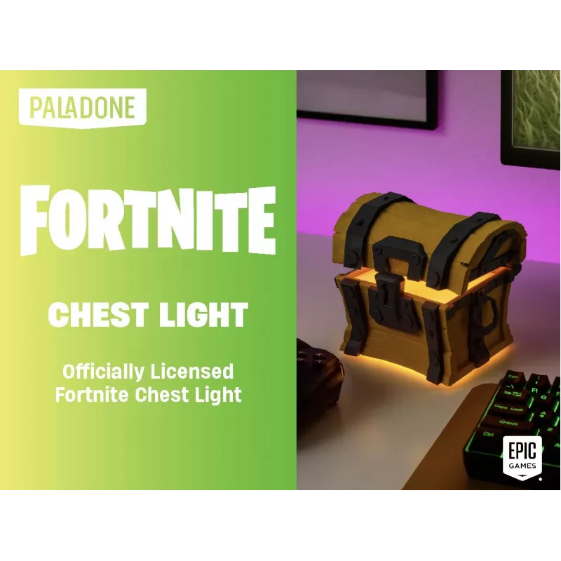 Paladone Fortnite Chest Light – tematisks LED naktslampiņš