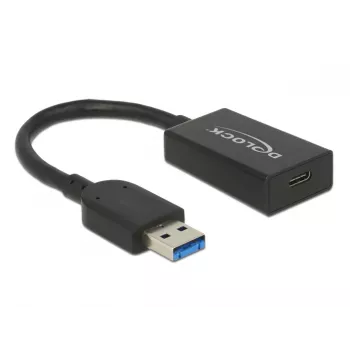 USB kabelis DeLOCK 65698 USB 3.2 Gen 2 0.15 m USB A USB C Melns
