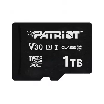 MicroSDXC atmiņas karte PATRIOT VX Series 1 TB — UHS-I, Class 10, U3, V30, 90 MB/s lasīšana, 80 MB/s rakstīšana