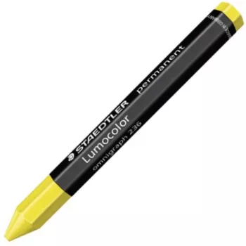 Pastāvīgais marķierkrīts Staedtler Lumocolor 236 Dzeltens