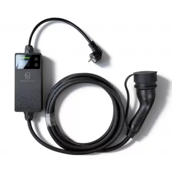 Extralink portatīvais elektroauto lādētājs BS-PCD030 16A 3,6kW Schuko 1 fāze, 5,5m, LCD displejs, IP67