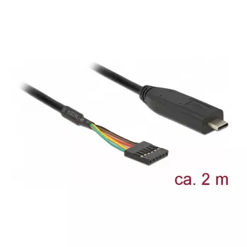 USB kabelis DeLOCK 63913 2m USB-C melns