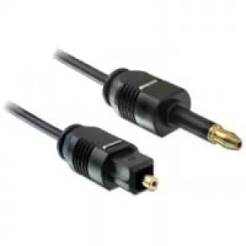 DeLOCK 82875 Toslink audio kabelis 1m Mini-TOSLINK Melns