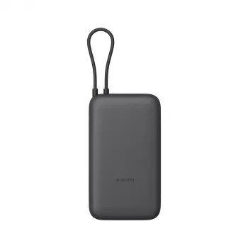 Xiaomi 20000mAh barošanas bloks ar integrētu kabeli, Tumši Pelēks, modelis 61828