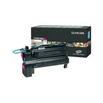Tonera kasetne Lexmark C792X1MG 15000 lappuses Fuksīna