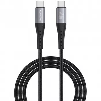 USB kabelis 4smarts 541454 1,5m USB C Melns