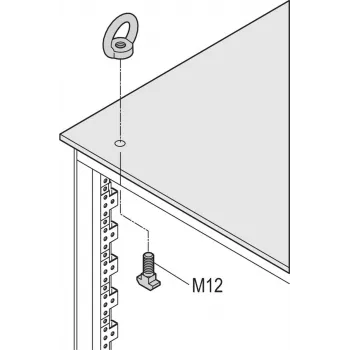 Schroff Pacelšanas Acu Komplekts M12 (4 gab./komplektā) (23130072)