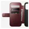 Mobilā telefona maciņš Nomad Modern Leather Folio Apple iPhone 17 Pro, 6,3 collu (16 cm), āda bordo