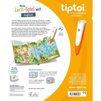 tiptoi Meine Lern-Spiel-Welt: Angļu valoda, mācību grāmata