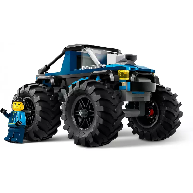 Konstruktors LEGO City 60402 Zils Monster Truck ar lielām riepām, 148 gab., 1 minifigūra, vecumam 5+