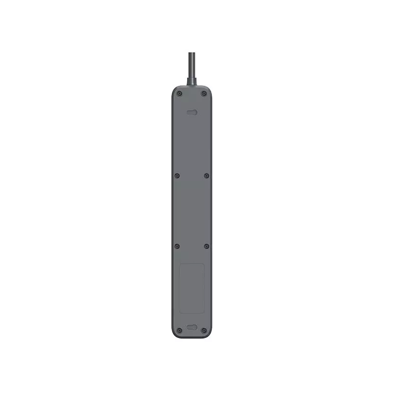 Tracer Power Line+ TRALIS47026 pagarinātājs, 4 ligzdas, USB-A + USB-C PD 18 W, 1,5 m, grafīta krāsā