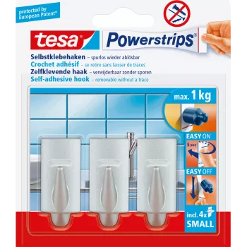 Universāls āķis TESA 57544-00010-03 Hromēts Iekštelpām 3 gab.