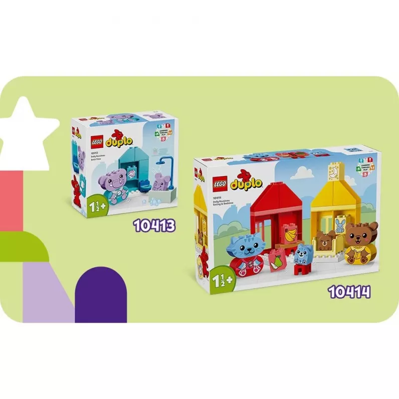 LEGO DUPLO Manas Pirmās Ikdienas Rutīnas: Ēšana un Gulētiešana 10414