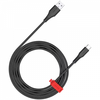 CANYON AC18SC USB-A–USB-C kabelis 18W 1,2m Melns