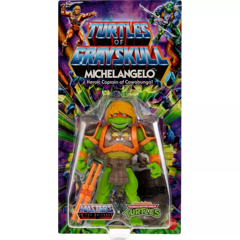 Masters of the Universe Origins Turtles of Grayskull Michelangelo, rotaļu figūriņa