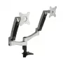 SilverStone SST-ARM22SC Divu Monitoru Stiprinājums - Sudrabs