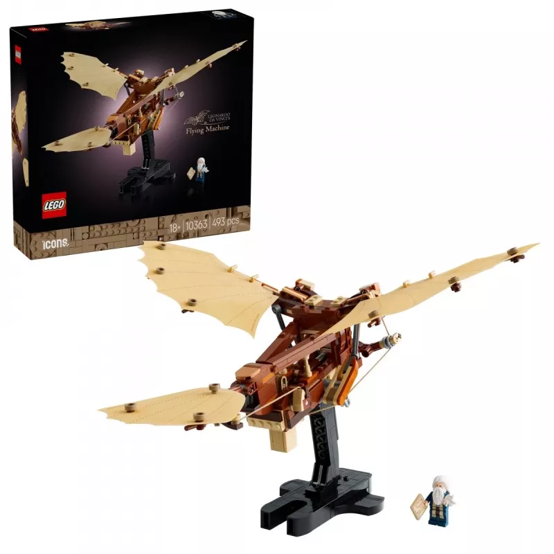 LEGO ICONS 10363 Leonardo da Vinci Lidojošā mašīna