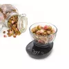 Virtuves svari Caso FinoCompact 03201 – 0,5 kg, 1 g iedaļa, LED displejs, nerūsējošais tērauds/melns