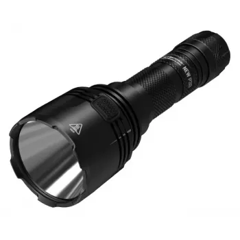 Medību lukturītis Nitecore NEW P30 — 1000 lm, 5000 mAh, USB uzlādējams, IP68, alumīnijs, 155.5 mm, 158.5 g