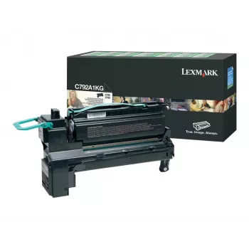 Tonera kasetne Lexmark C792A1KG 30000 lpp Melna