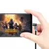 3-in-1 uzlādes kabelis ColorWay CW-CBUU037-BK — Lightning, Micro-USB, USB-C, 1 m, 2,4 A