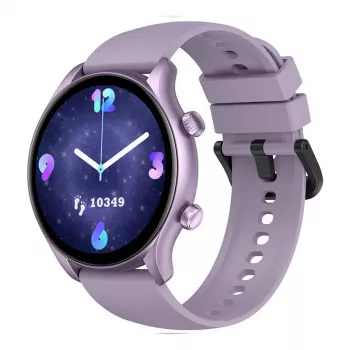 Viedpulkstenis Zeblaze Btalk 3 Plus — 1,39 collu (3,53 cm) IPS 360×360 px, Skārienekrāns, Silikona siksniņa, Violeta