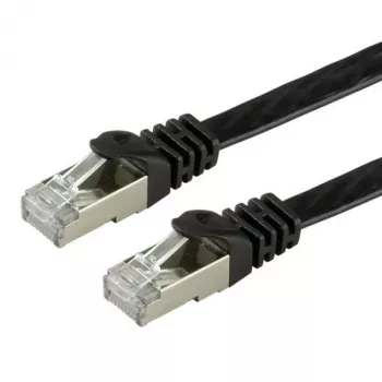 VALUE - Patch-Cable - RJ-45 (M) līdz RJ-45 (M) - 2 m - FTP - CAT 6a - Bezhalogēna, Liets, Vīts, Plakans - Melns (21.99.0832)