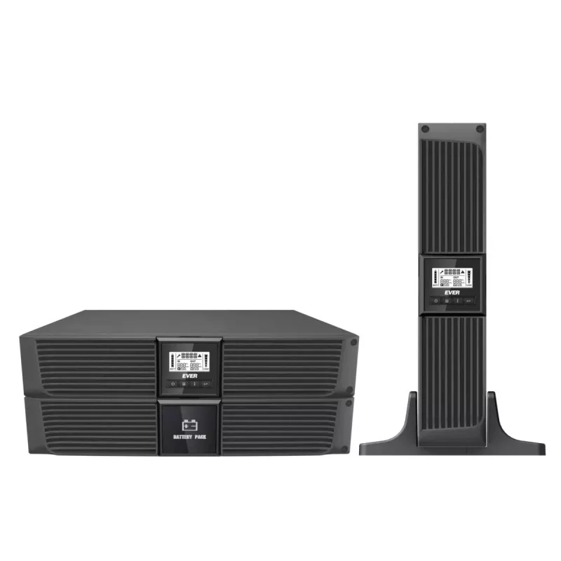 UPS EVER RT 1000 T 1000VA 800W – nepārtrauktās barošanas avots, statīva/torņa formas faktors, 1000 VA, 800 W izejas jauda