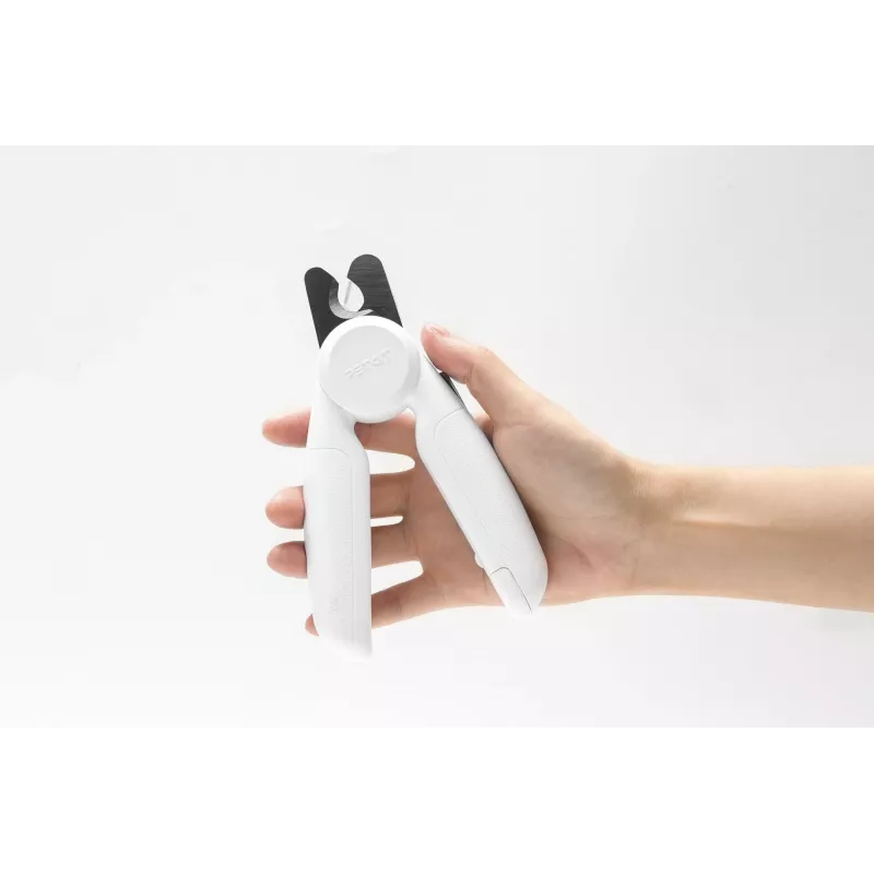PETKIT PK-N1 nagu šķēres mājdzīvniekiem ar LED gaismu, giljotīnas tipa, plastmasas rokturis