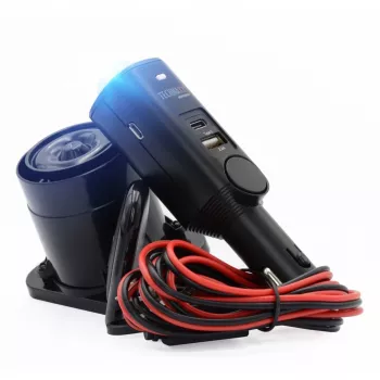 Technaxx TX-168 auto signalizācija ar tālvadību un USB-C lādētāju