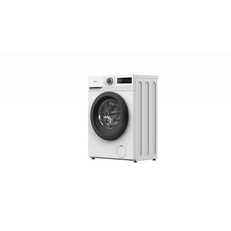 Midea MF110W70B/W-HR veļas mašīna ar priekšējo ielādi — 7 kg, 1200 RPM, A, 60×40 cm, LED displejs, tvaiks, balta