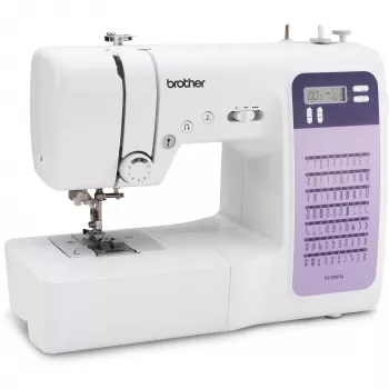 Šujmašīna Brother FS70WTx — 70 dūrienu raksti, LCD displejs, 750 SPM, 5 mm garums, 7 mm platums