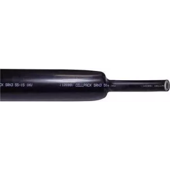 Termosarūkošā caurulīte CellPack 127418, melna, 100 cm