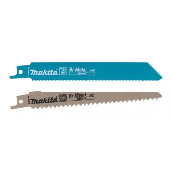 Metāla zāģis Makita DJR187Z, 18V Li-Ion, gājiens 32 mm, gājienu biežums 2300–3000 spm, griešanas dziļums koksne 255 mm, metāls 130 mm