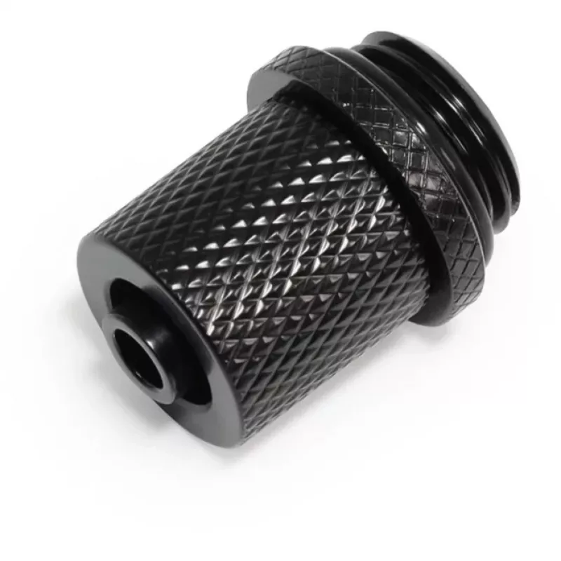 Savienotājelements Alphacool 17643 Brass Black 17mm x 17mm x 21mm